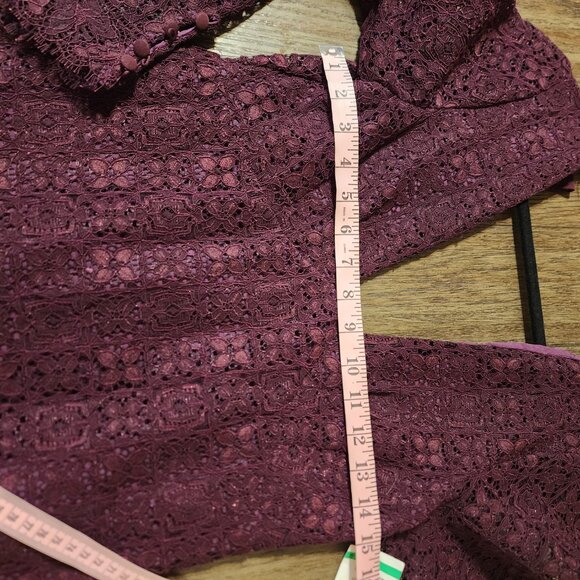 Free People Honey Honey Mini Dress NWT Purple Size 8 - Picture 5 of 16